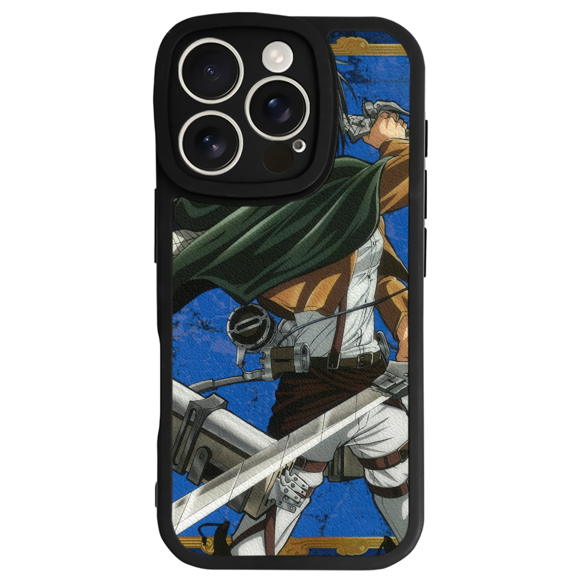 （画像用） 進撃の巨人 Attack on Titan 【iPhone 16シリーズ対応】シリコンスマホケース（レザー調） 材質：シリコン